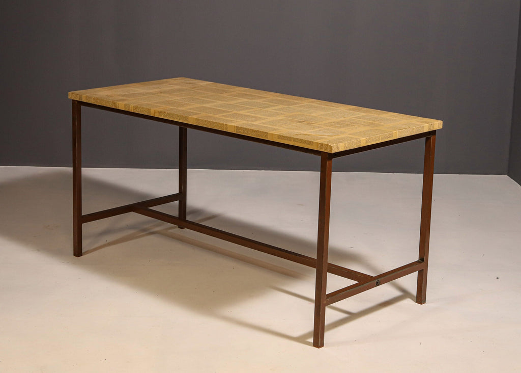 Vintage Eastern Bloc Industrial kitchen table, 1950s, Czechoslovakia
