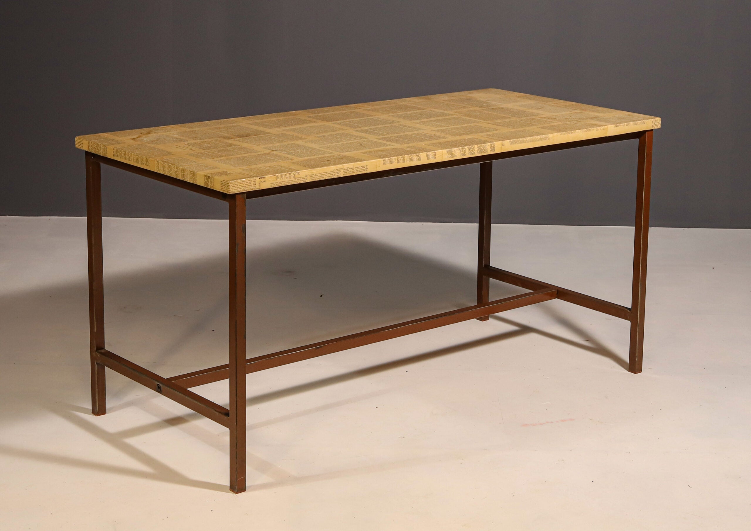 Vintage Eastern Bloc Industrial kitchen table, 1950s, Czechoslovakia