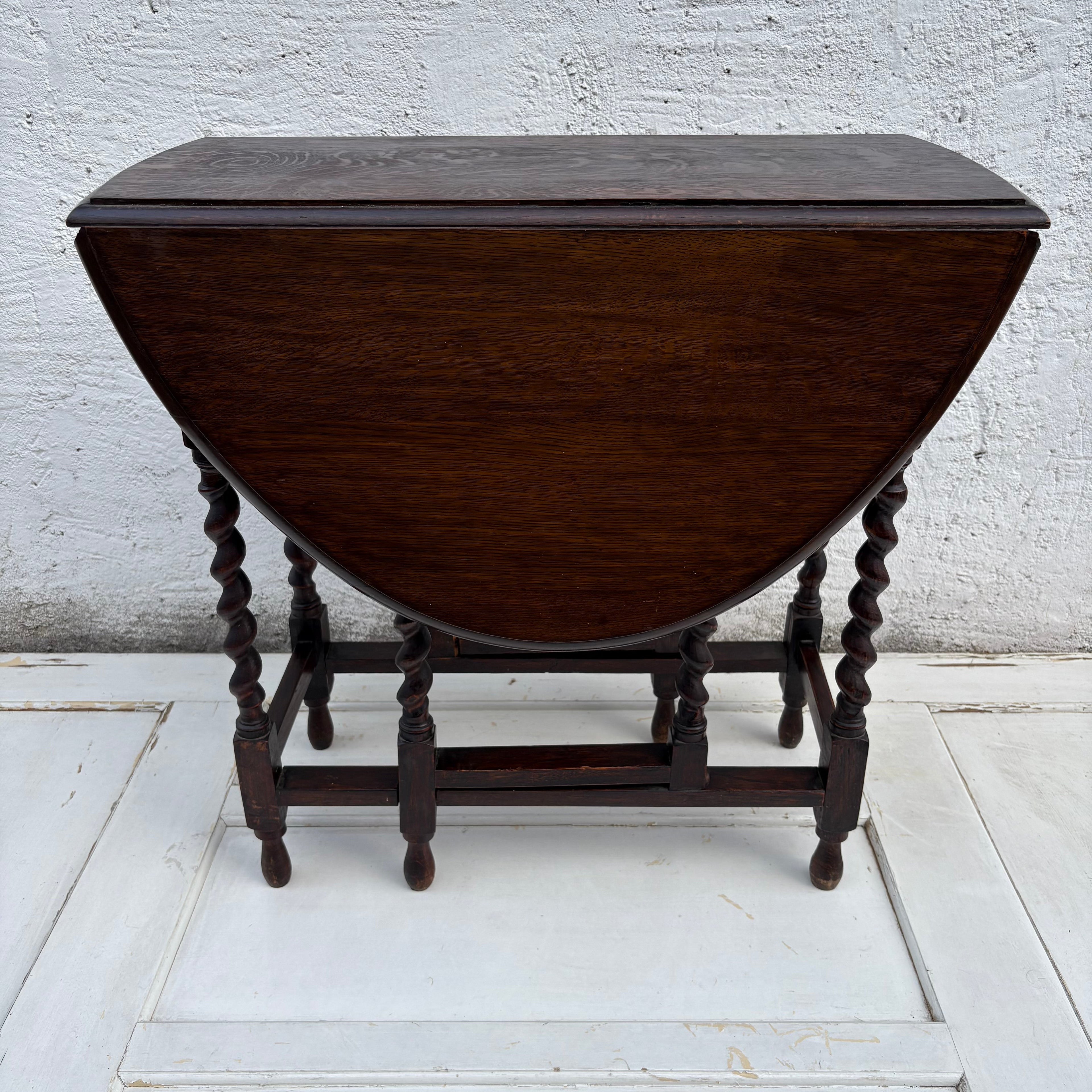 Antiker englischer Gatelegtable